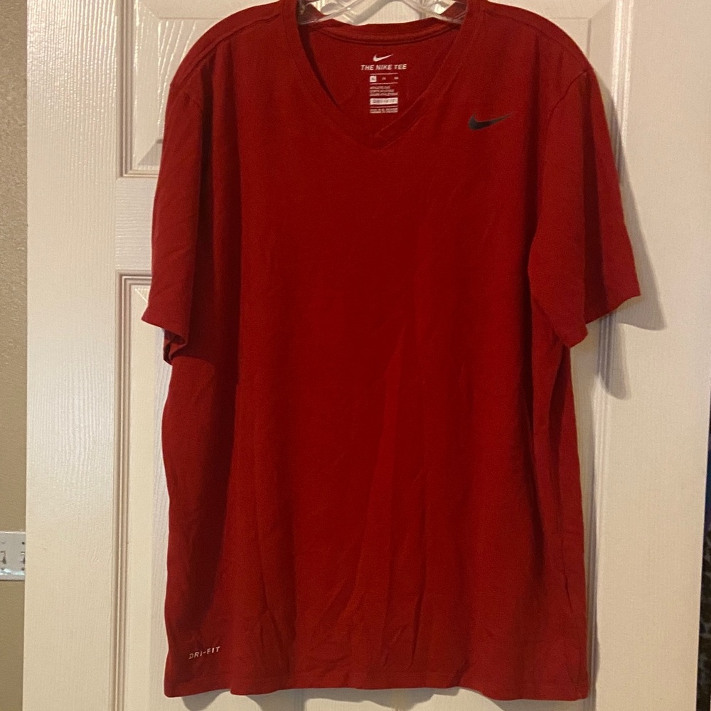 Nike Red Short Sleeve Tee